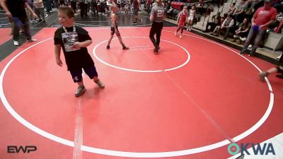 64-67 lbs Rr Rnd 2 - Alex Morgan, Fort Gibson Youth Wrestling vs Ezra Shilling, Locust Grove Youth Wrestling