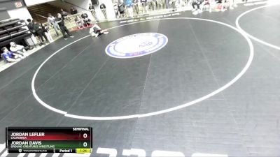 97 lbs Semifinal - Jordan Davis, Ground Creatures Wrestling vs Jordan Lefler, California