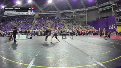 207 lbs Semis & 3rd Wb (16 Team) - Malia Martin, Lindenwood University vs Josephine Larson, Sacred Heart