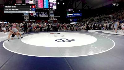 190 lbs Champ. Rd Of 128 - Kelson Dirk, SD vs Peter Snyder, MD