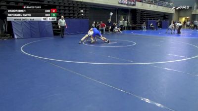 145 lbs Quarterfinal - Damon Bush, Lowville vs Nathaniel Smith, Brookfield