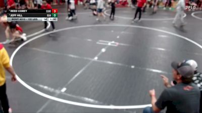 132 lbs Champ. Round 1 - Reed Corey, Sandpoint Legacy Wrestling Club vs Jeff Hill, Idaho