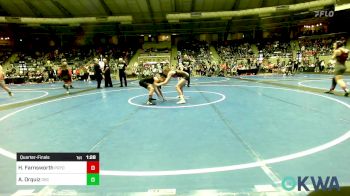 97 lbs Quarterfinal - Hayden Farnsworth, Pryor Tigers vs Angelina Orquiz, OKC Saints Wrestling