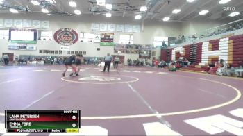 107 lbs Cons. Round 4 - Lana Petersen, Canyon Ridge vs Emma Ford, TriValley