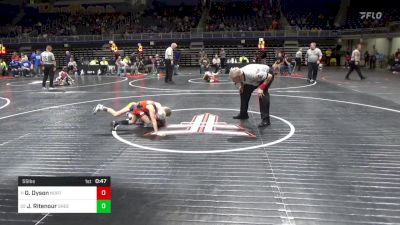 55 lbs Round Of 32 - Graham Dyson, North Pocono vs Jarrett Ritenour, Greensburg Salem