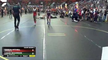 95 lbs Champ. Round 2 - Terreon Mitchell, Lakeshore WC vs Carson Richardson, Rocket Trained WC