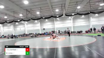 149 lbs Cons. Round 2 - Dominic Litchfield, Wabash vs Mike Loney, Unattached - Indiana Tech