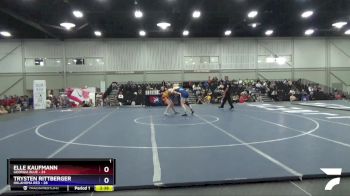 138 lbs Semis & 3rd Wb (16 Team) - Elle Kaufmann, Georgia Blue vs Trysten Rittberger, Oklahoma Red
