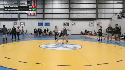 157 lbs Cons. Round 5 - Tyler Ritenour, Hickory Wrestling Club vs Theo Reinhart, Cavalier Wrestling Club