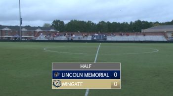 Replay: Lincoln Memorial vs Wingate - Women's | Oct 14 @ 1 PM