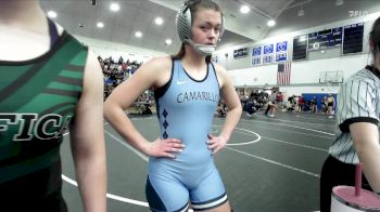 140 lbs Champ. Round 2 - Jesalynn Perez, Fullerton vs Ayaka Naddy, Concord