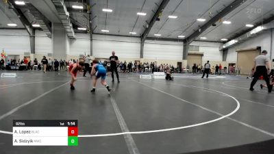 92 lbs Rr Rnd 3 - Archer Lopez, Black Fox Wrestling Academy vs Ashton Sidzyik, MWC Wrestling Academy