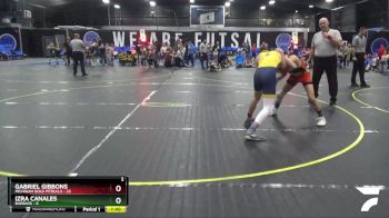 138 lbs Round 1 (8 Team) - Gabriel Gibbons, Michigan Gold Pitbulls vs Izra Canales, BadBass