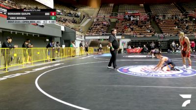 Open Men - 61 lbs Semis - Benjamin Quilpa, Granite Bay High School Wrestling vs Eric Rivera