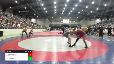 170 lbs Quarterfinal - Jayden Barrios, Level Up Wrestling Center vs Donnie Bush, Icon Wrestling