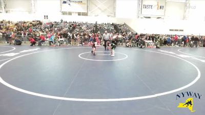 60 lbs 3rd Place Match - Ella Ford, Minisink Wrestling vs Kaleea Wright, Crown City Wrestling