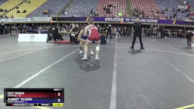 160 lbs Semis (4 Team) - Izzy Deeds, Hastings vs Aubrey Yauger, Texas Wesleyan