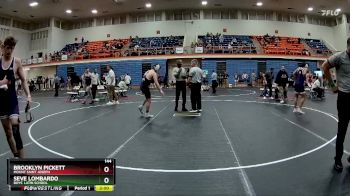 144 lbs Quarterfinal - Brooklyn Pickett, Mount Saint Joseph vs Seve Lombardo, Boys` Latin School