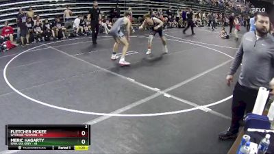 195 lbs Quarterfinals (8 Team) - Fletcher McKee, Wyoming Twisters vs Meric Hagarty, Iowa USA Grey