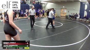 190 lbs. Champ. Round 3 - Kendall Angelo, Oak Park vs Aliyah Vandeputte, North Kansas City