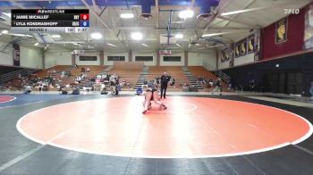 160 lbs Round 4 - Lyla Kondrashoff, Santa Rosa Junior College vs Jamie Micallef, Skyline