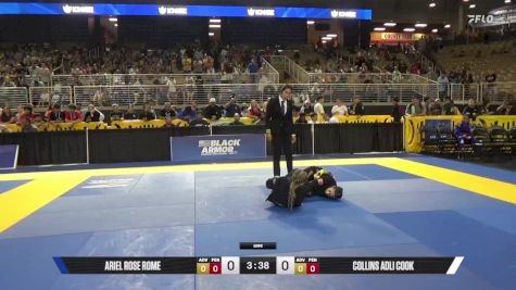 Collins Adli Cook vs Ariel Rose Rome 2025 Pan Kids Jiu-Jitsu IBJJF Championship