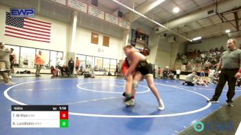 155 lbs Quarterfinal - Tyler Britton, RAW vs Breken Lundholm, Sperry Wrestling Club