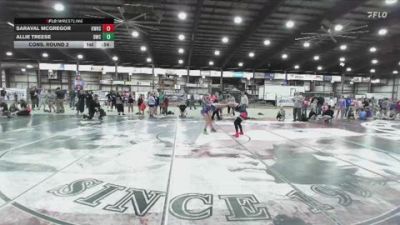 124 lbs Cons. Round 2 - Allie Treese, Darkhorse Wrestling Club vs Saraval McGregor, Kelly Walsh High School