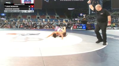 157 lbs Champ. Rd Of 128 - Cruz Morales, Texas vs Emerson Montes, Arizona
