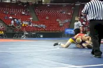 160 lbs semifinals: Patrick Downey (Loch Raven) vs. Jordan Gowe (St. Michael's)