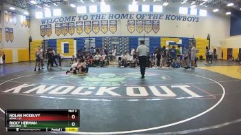 190 lbs Round 2 (8 Team) - Ricky Herman, Greasers vs NOLAN MCKELVY, NFWA