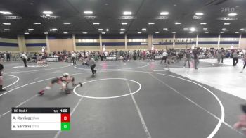 70 lbs Rr Rnd 4 - Aaron Ramirez, Savage House WC vs Braxten Serrano, Stout Wr Ac