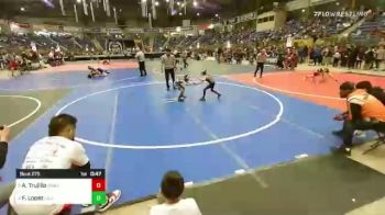 49 lbs Semifinal - Aurelius Trujillo, Pomona Elite vs Fernando Lopez, La Junta Growlers