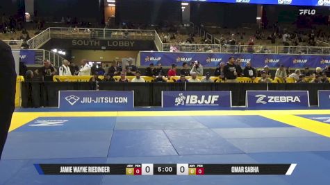 OMAR SABHA vs JAMIE WAYNE RIEDINGER 2026 Pan Jiu Jitsu IBJJF Championship