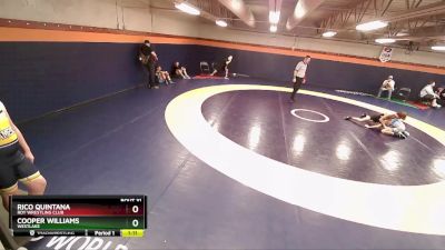 98 lbs Round 2 - Cooper Williams, Westlake vs Rico Quintana, Roy Wrestling Club