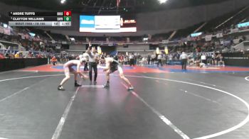 7A 165 lbs Quarterfinal - Clayton Williams, Daphne vs Andre Tuffs, Baker HS