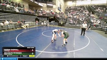 4A 170 lbs Cons. Round 1 - Brooklyn Petersen, Green Canyon vs Mariah Radmall, Ridgeline