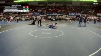 D 1 138 lbs Cons. Round 4 - Miguel Andrusia, Sulphur vs Conrad Robinson, Jesuit