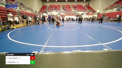 132 lbs Quarterfinal - Zechariah Tecumseh, Mojo Grappling Academy vs Carter Sanders, Van Buren High School