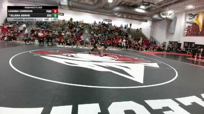 105 lbs Champ. Round 2 - Luanna Cordova, Pomona vs Ellena Berhe, Overland