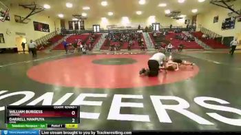 145 lbs Champ. Round 1 - Darrell Nanpuya, Omak vs William Burgess, Cascade