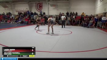 120 lbs Cons. Round 4 - Braygen Maxwell, North Sevier vs Jasen Skeen, Grand Valley