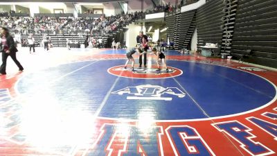 64 lbs Consi Of 8 #1 - Waylon Harrell, Viking Youth Wrestling vs Grace Kerr, Roundtree Wrestling Academy