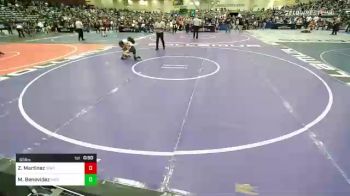 65 lbs Consi Of 8 #1 - Zariya Martinez, Idaho Gold Wrestling vs Myah Benevidez, Misfits