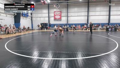 126 lbs Christopher Sarkissian, California Gold vs Hawke Garrett, Wisconsin