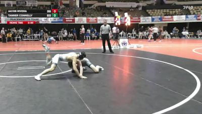 113 lbs Placement (16 Team) - Tanner Connelly, Ridge vs Jacob Rivera, Delaware Military Academy