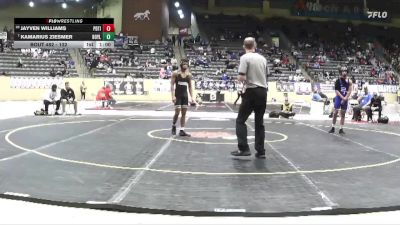 132 lbs Cons. Round 2 - Jayven Williams, Paducah Tilghman vs Kamarius Ziesmer, Boyle County