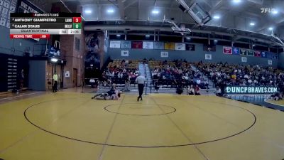 184 lbs Quarterfinal - Anthony Giampietro, Lander vs Calan Staub, Mount Olive