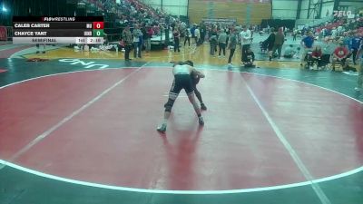 141 lbs Semifinal - Caleb Carter, Maryville vs Chayce Yant, Indianapolis