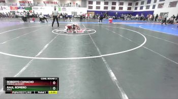 125 lbs Cons. Round 2 - Raul Romero, Avila vs Roberto Camacho, Friends University